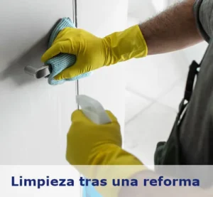Limpieza de reformas en hogares